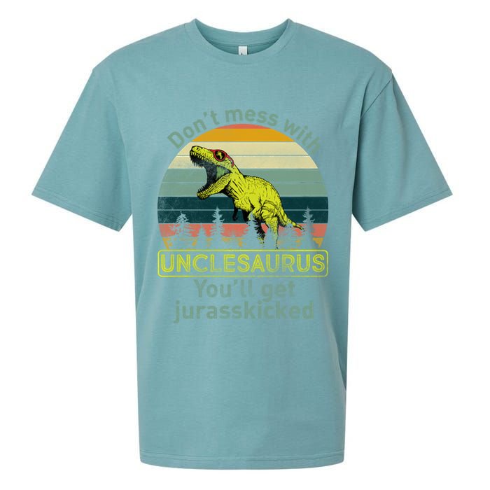 Don't Mess With Unclesaurus Sueded Cloud Jersey T-Shirt