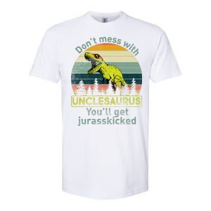 Don't Mess With Unclesaurus Softstyle CVC T-Shirt