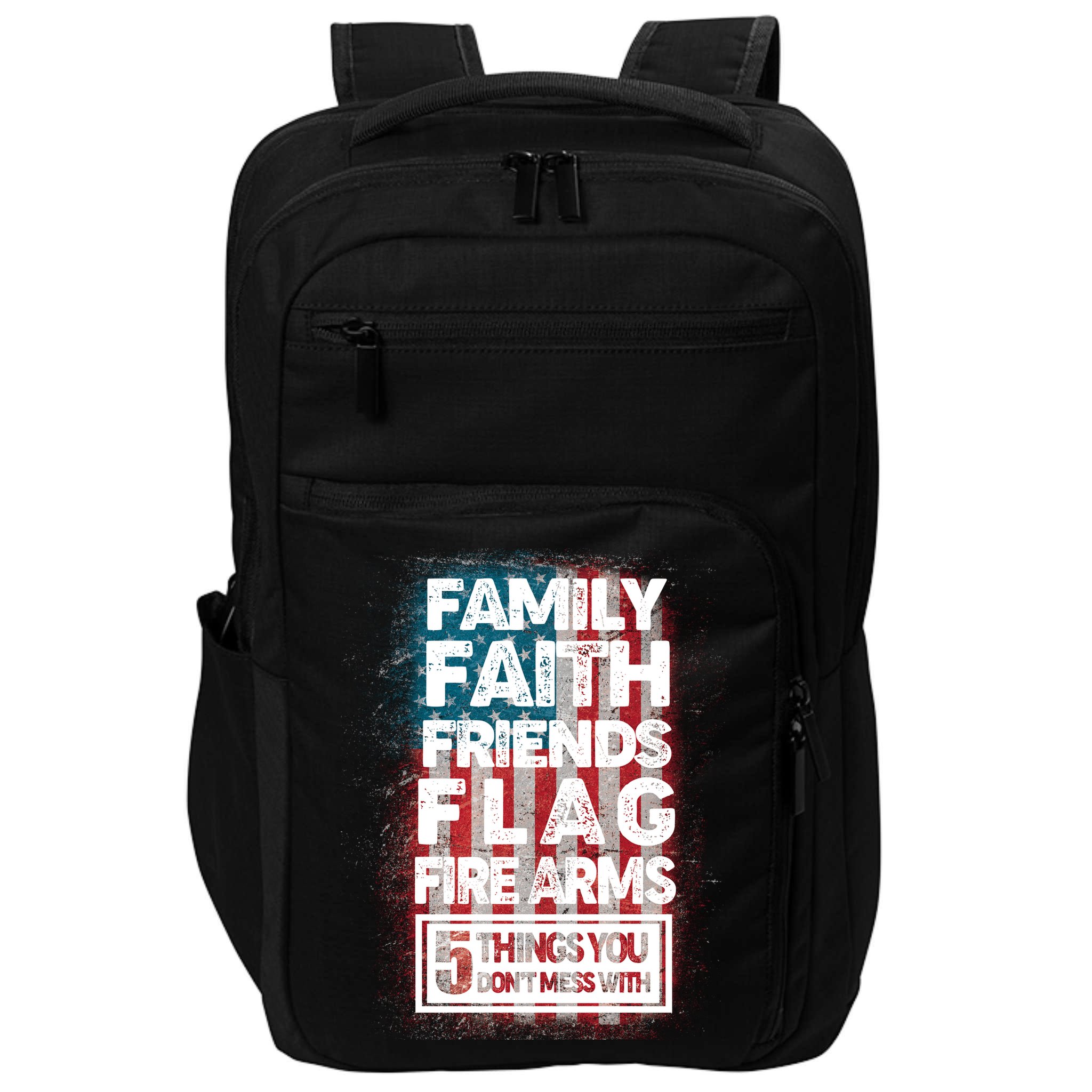 Don't Mess With Us Tough American Impact Tech Backpack