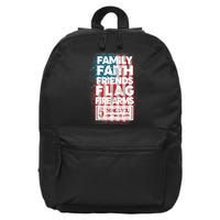 Don't Mess With Us Tough American 16 in Basic Backpack