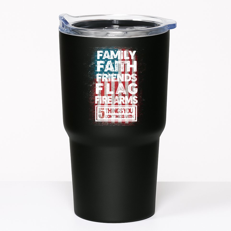 Don't Mess With Us Tough American Tumbler