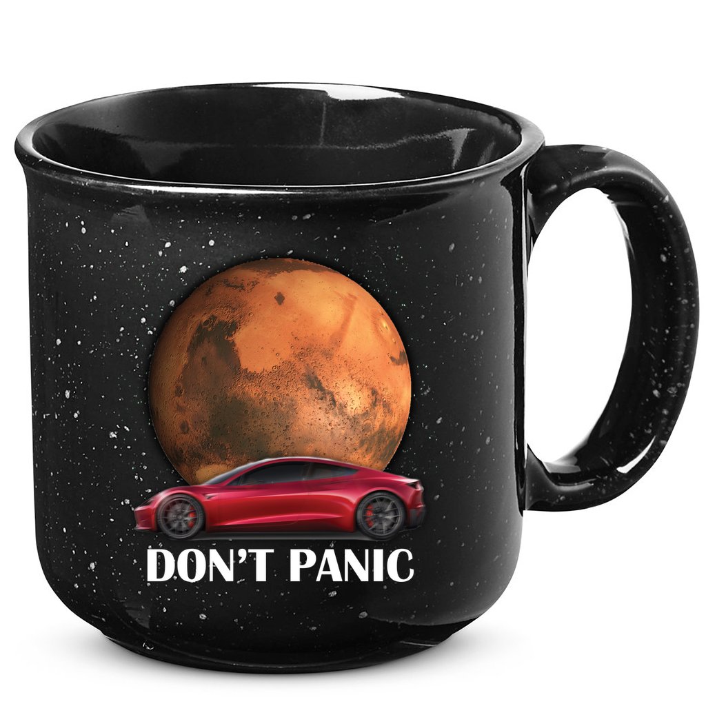Don't Panic 15oz Campfire Ceramic Mug