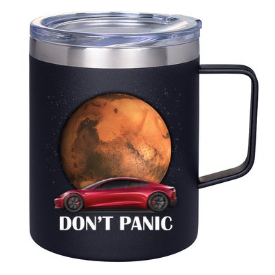Don't Panic 12oz Stainless Steel Coffee Mug
