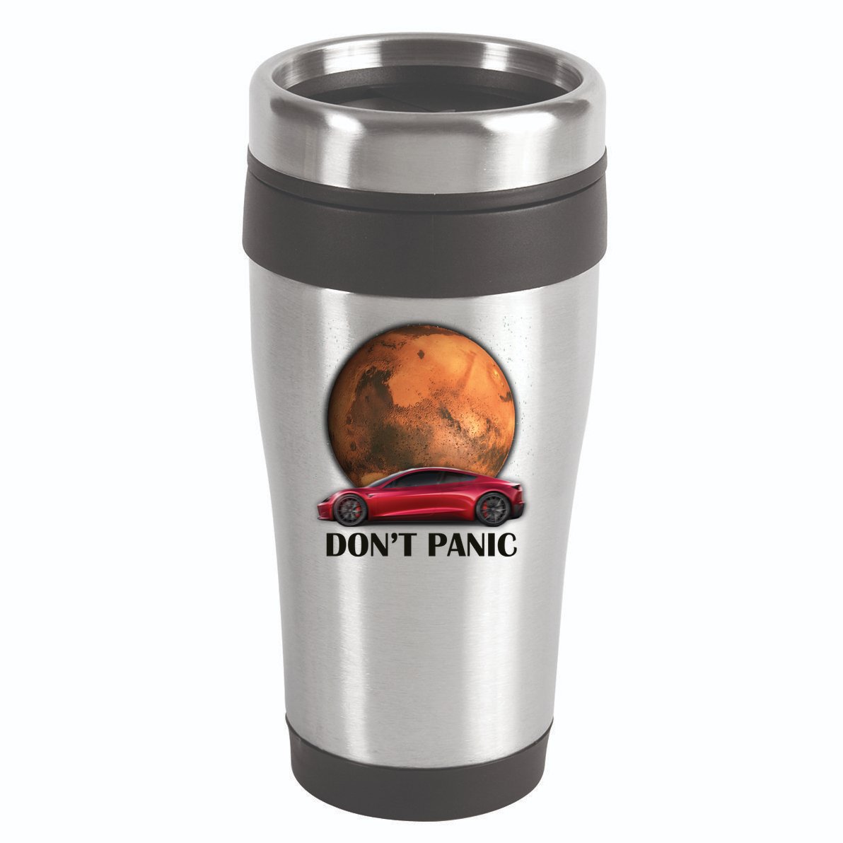 Don't Panic 16oz Travel Tumbler