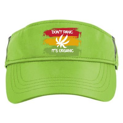 Don't Panic It's Organic Weed Adult Drive Performance Visor