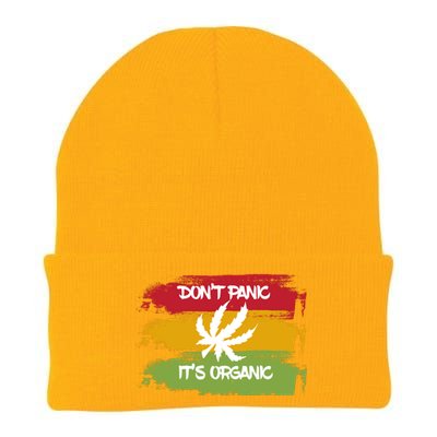 Don't Panic It's Organic Weed Knit Cap Winter Beanie