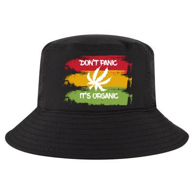 Don't Panic It's Organic Weed Cool Comfort Performance Bucket Hat