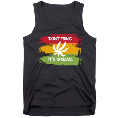 Don't Panic It's Organic Weed Tank Top
