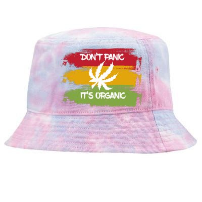 Don't Panic It's Organic Weed Tie-Dyed Bucket Hat