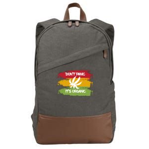 Don't Panic It's Organic Weed Cotton Canvas Backpack