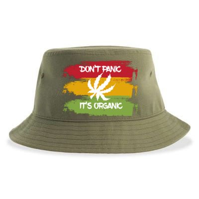 Don't Panic It's Organic Weed Sustainable Bucket Hat