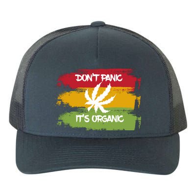 Don't Panic It's Organic Weed Yupoong Adult 5-Panel Trucker Hat