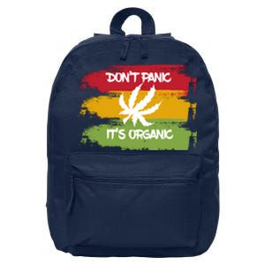 Don't Panic It's Organic Weed 16 in Basic Backpack