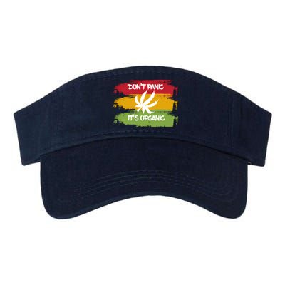 Don't Panic It's Organic Weed Valucap Bio-Washed Visor