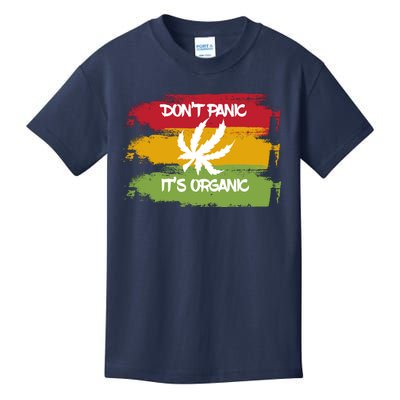 Don't Panic It's Organic Weed Kids T-Shirt