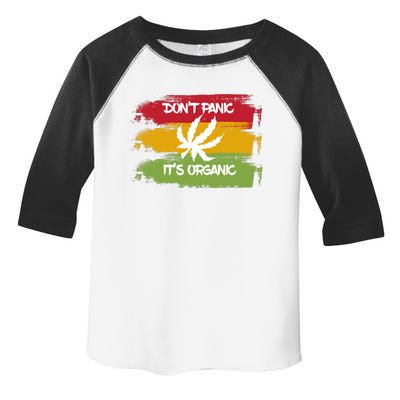 Don't Panic It's Organic Weed Toddler Fine Jersey T-Shirt