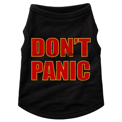 Don't Panic Vintage Distressed Panicking Doggie Tank