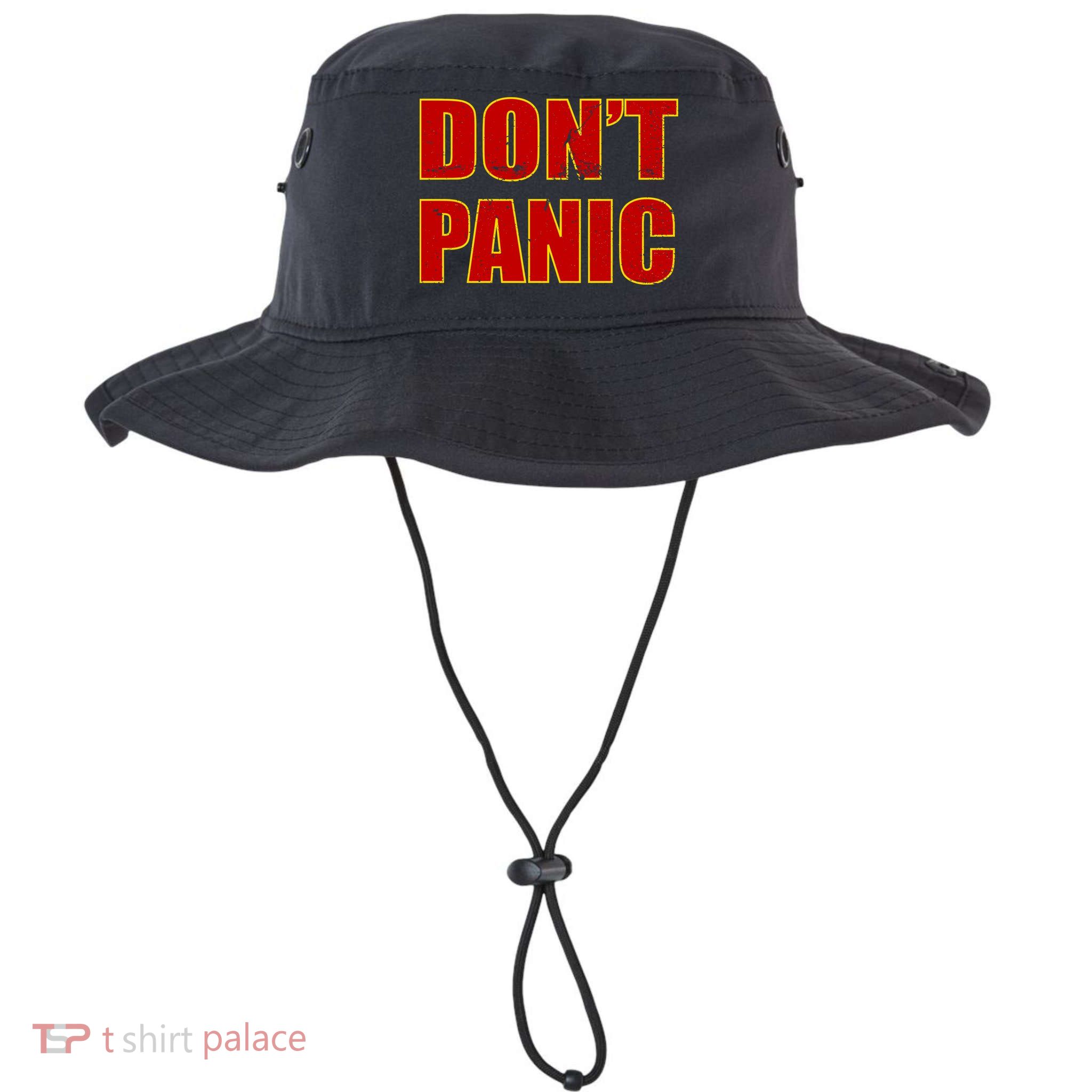 Don't Panic Vintage Distressed Panicking Bucket Hat