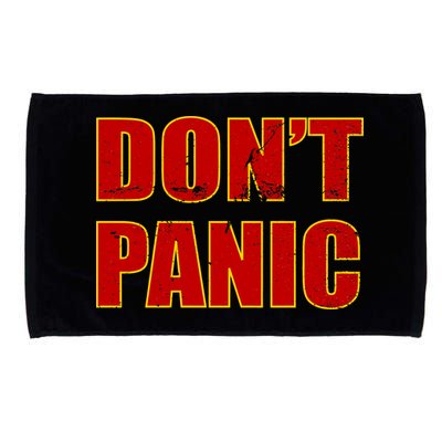 Don't Panic Vintage Distressed Panicking Microfiber Hand Towel