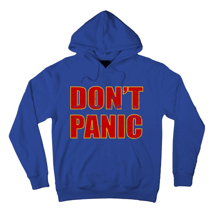 Don't Panic Vintage Distressed Panicking Hoodie