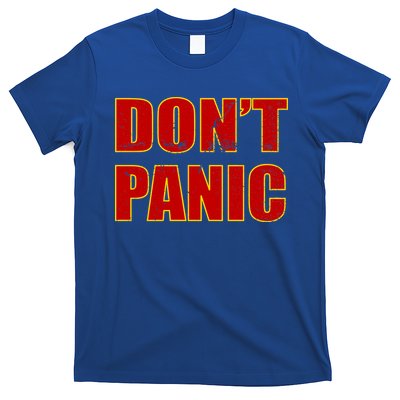 Don't Panic Vintage Distressed Panicking T-Shirt