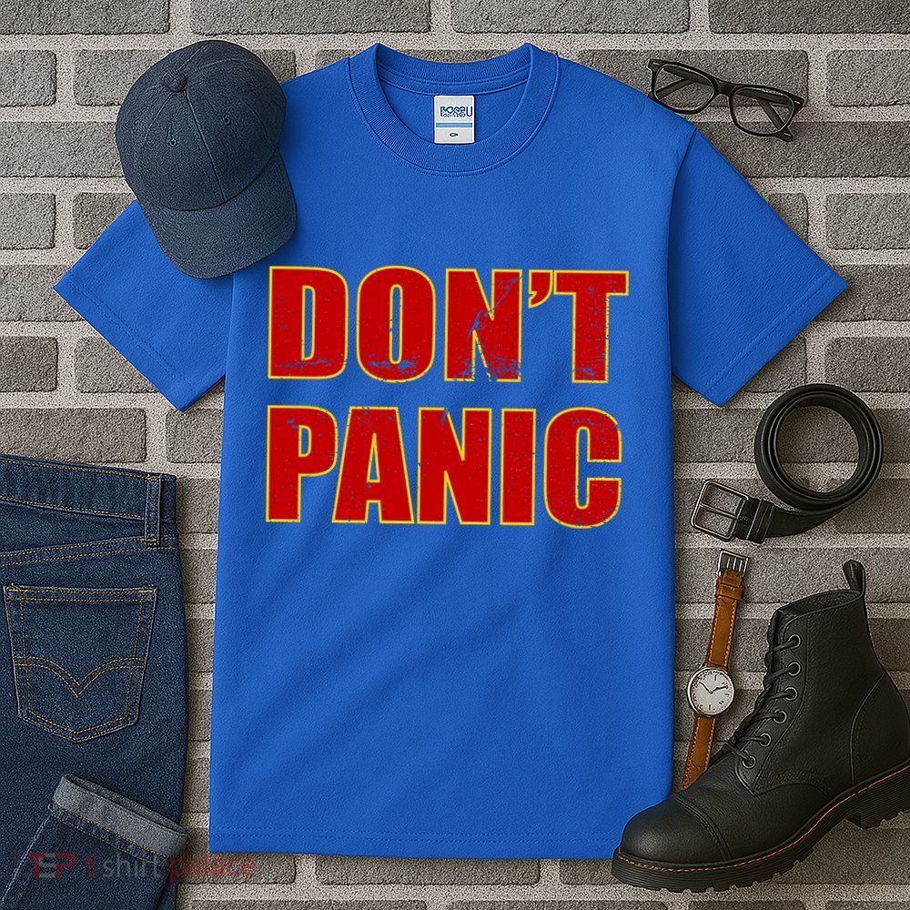 Don't Panic Vintage Distressed Panicking Tall T-Shirt