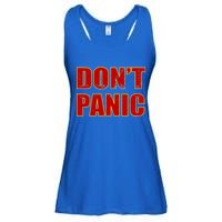 Don't Panic Vintage Distressed Panicking Ladies Essential Flowy Tank