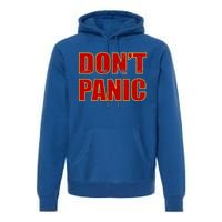 Don't Panic Vintage Distressed Panicking Premium Hoodie