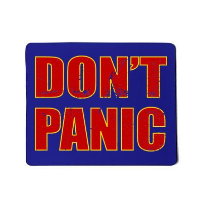 Don't Panic Vintage Distressed Panicking Mousepad