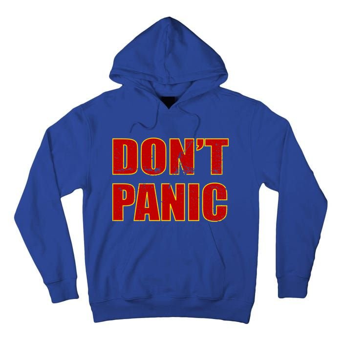 Don't Panic Vintage Distressed Panicking Tall Hoodie