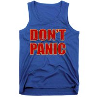 Don't Panic Vintage Distressed Panicking Tank Top