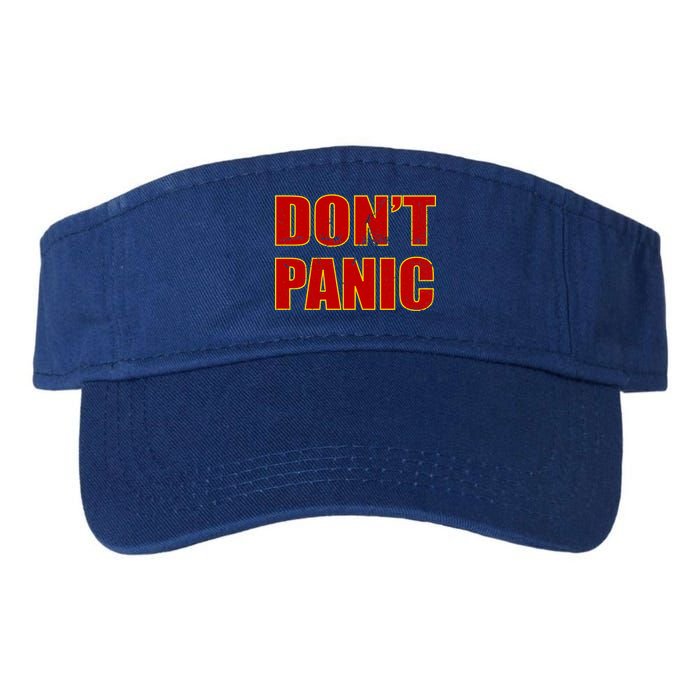 Don't Panic Vintage Distressed Panicking Valucap Bio-Washed Visor