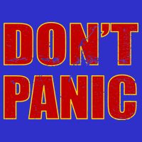 Don't Panic Vintage Distressed Panicking Womens T-Shirt