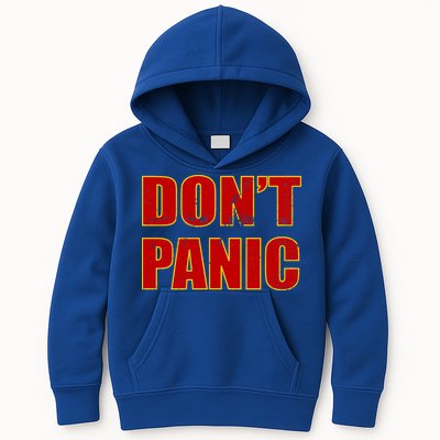 Don't Panic Vintage Distressed Panicking Kids Hoodie