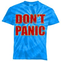 Don't Panic Vintage Distressed Panicking Kids Tie-Dye T-Shirt