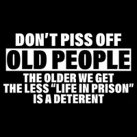 Don't Piss Off Old People Funny Impact Tech Backpack