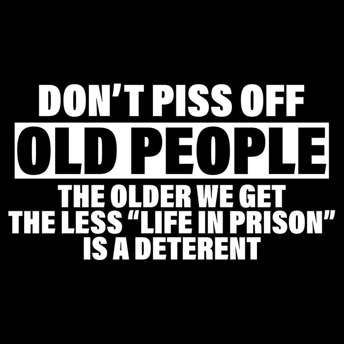 Don't Piss Off Old People Funny Impact Tech Backpack