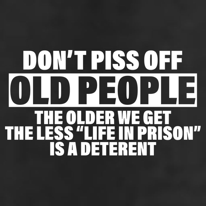 Don't Piss Off Old People Funny Adult Drive Performance Visor