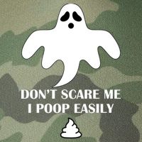 Don't Scare Me I Poop Easily Legacy Tie Dye Trucker Hat