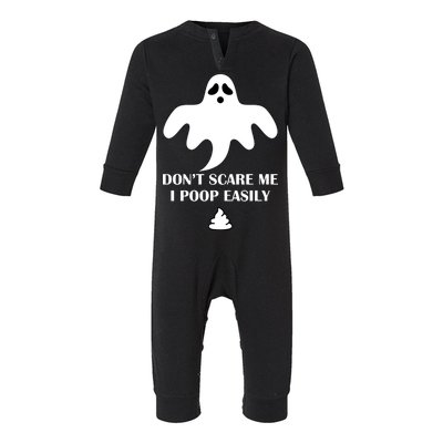 Don't Scare Me I Poop Easily Infant Fleece One Piece