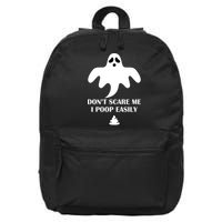 Don't Scare Me I Poop Easily 16 in Basic Backpack