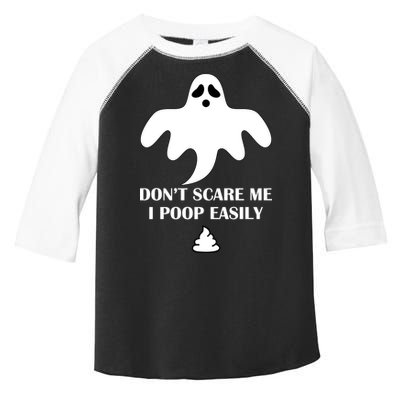 Don't Scare Me I Poop Easily Toddler Fine Jersey T-Shirt