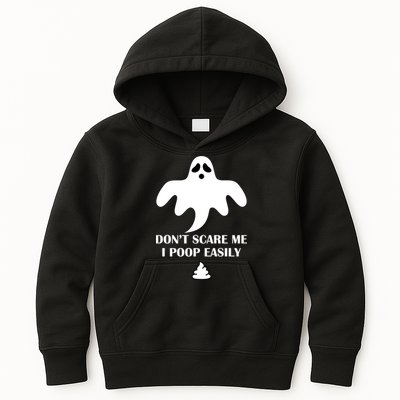 Don't Scare Me I Poop Easily Kids Hoodie