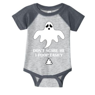 Don't Scare Me I Poop Easily Infant Baby Jersey Bodysuit