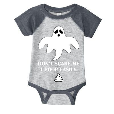 Don't Scare Me I Poop Easily Infant Baby Jersey Bodysuit