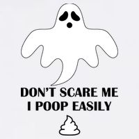 Don't Scare Me I Poop Easily Garment-Dyed Sweatshirt