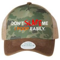 Don't Scare Me I Poop Easily Funny Legacy Tie Dye Trucker Hat