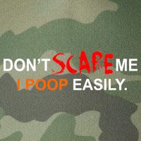 Don't Scare Me I Poop Easily Funny Legacy Tie Dye Trucker Hat