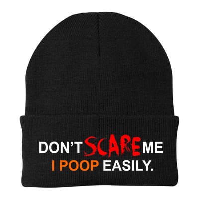 Don't Scare Me I Poop Easily Funny Beanie