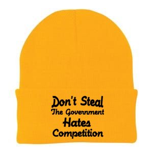 Don't Steal The Government Hates Competition Knit Cap Winter Beanie